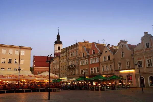 Vista Plaza Del Casco Antiguo Poznan —  Fotos de Stock