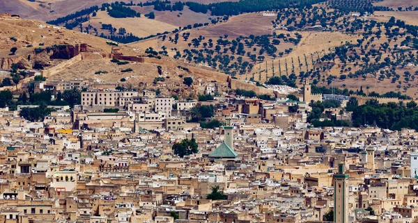 Vista Aérea Cidade Velha Marocco — Fotografia de Stock