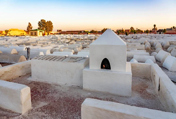 Fez Marruecos Julio 2014 Cementerio Fuera Las Murallas Fez Marruecos — Foto de Stock