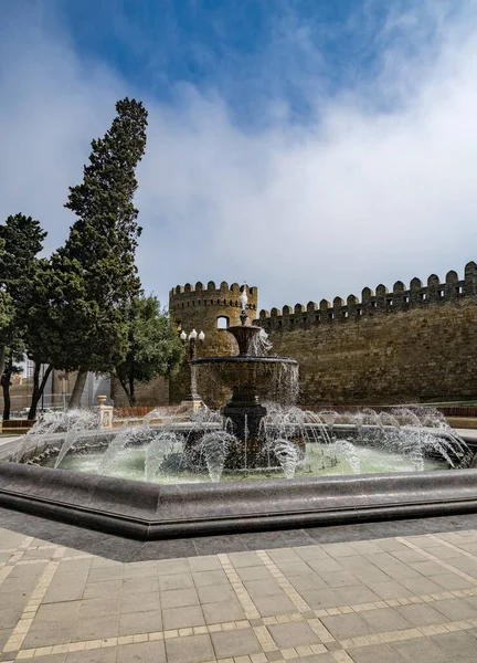 Fountain Old Fortess Baku Azerbaijan — Photo