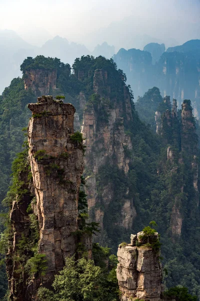 Kalkberge Zhangjiajie China — Stockfoto