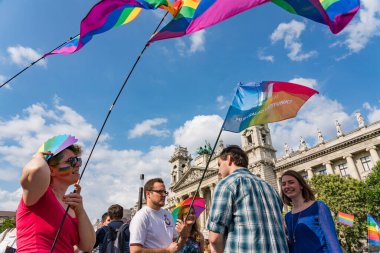 07 Temmuz 2018 - Budapeşte, Macaristan: Budapeşte 'de LGBT geçidi