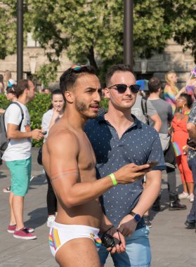 07 Temmuz 2018 - Budapeşte, Macaristan: Budapeşte 'de LGBT geçidi