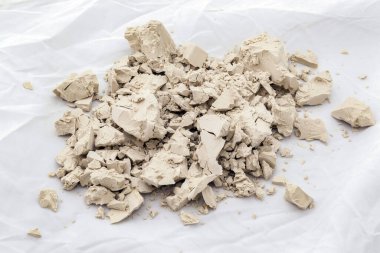 Beyaz maya parçası, yakın çekim. 