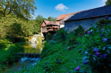Lucerne şehrindeki eski kasaba manzarası, İsviçre