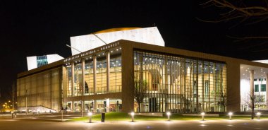 Berlin, Almanya 'nın gece manzarası