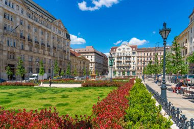 Madrid, İspanya 'nın manzarası.
