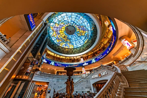Moscow Oroszország August 2018 Interior Okhotny Ryad Shopping Mall Manezhnaya — Stock Fotó