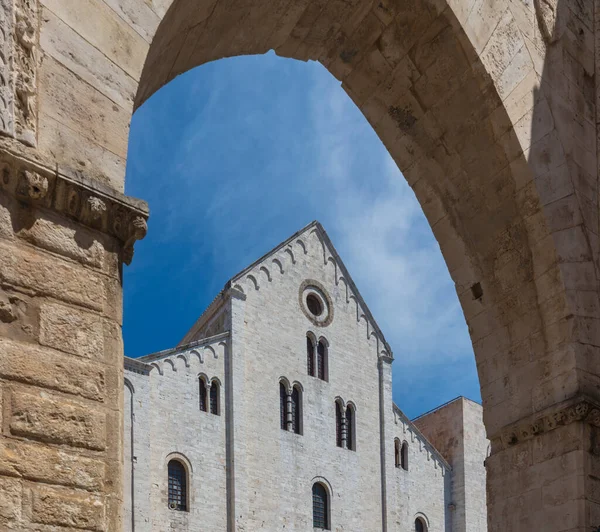 Bari Italy June 2017 Basilica Saint Nicholas Built 1087 1197 — Stock Photo, Image