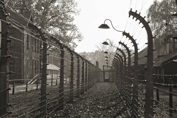 Campo Auschwitz Polônia — Fotografia de Stock