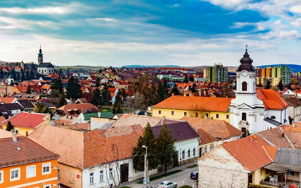 Centro Eger Capoluogo Contea Heves Seconda Città Più Grande Dell — Foto Stock