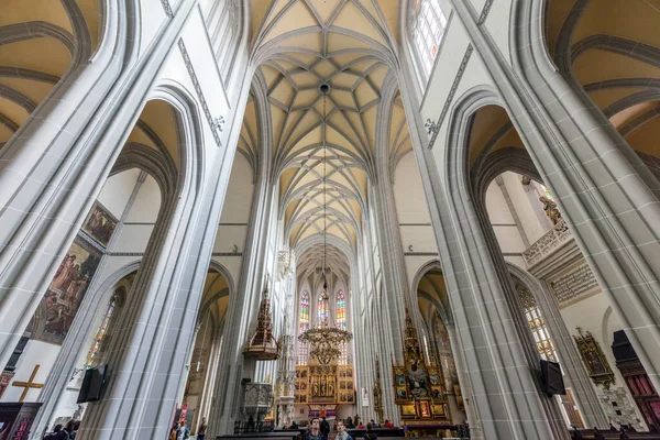 Belső Tér Katedrális Szent Vitus Prága Cseh Köztársaság — Stock Fotó