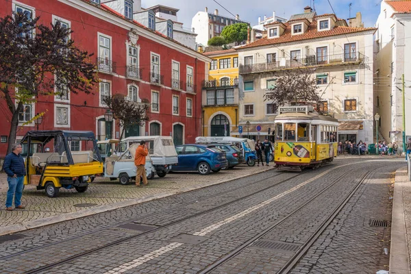 Tranvía Ciudad Lisbon Portugal — Foto de Stock