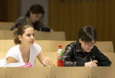 Budapeşte, Macaristan - 14 Mayıs 2013: İnsanlık Fakültesi ELTE (Eotvos Lorand Üniversitesi), Budapeşte.
