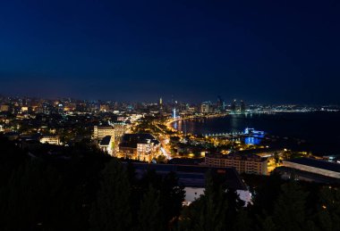 Geceleri Bakü Panoraması, Azerbaycan