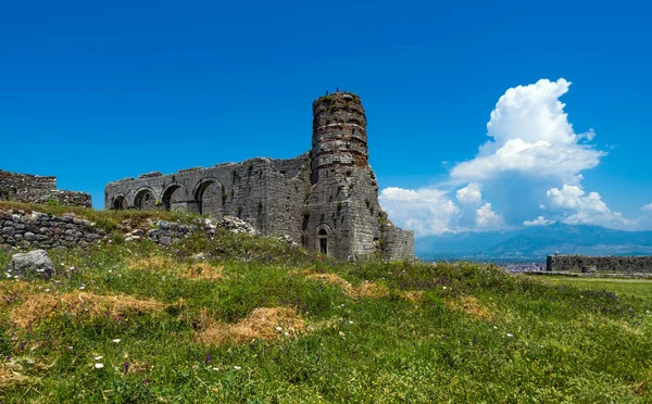 Antiga Parede Pedra Castelo Rhodes Greece — Fotografia de Stock