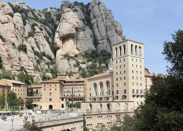 西班牙美丽的蒙特塞拉特修道院 — 图库照片