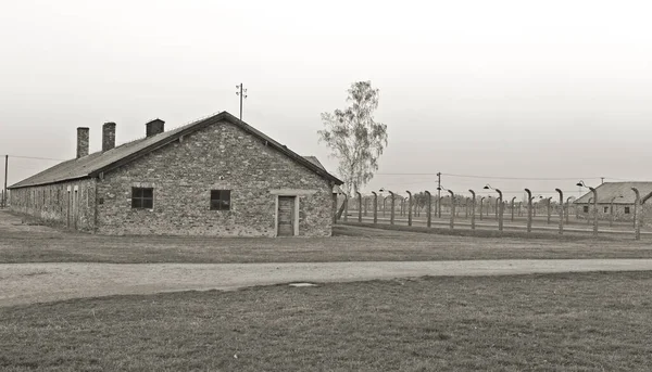 Oswiecim Polonia Ottobre Campo Auschwitz Campo Sterminio Nazista Ottobre 2012 — Foto Stock