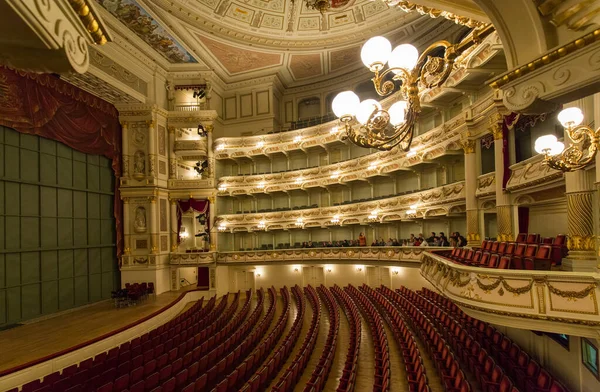 Dresden Německo Prosince Hlavní Sál Semper Opera Jako Prosince 2014 — Stock fotografie