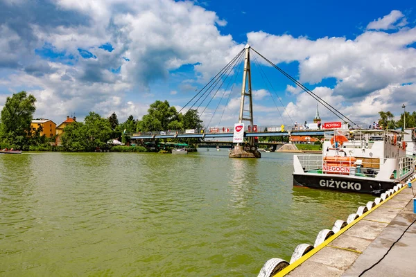 Boot Flussufer Den Niederlanden — Stockfoto