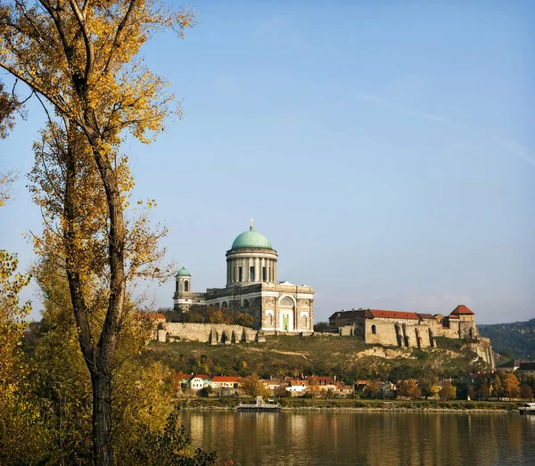 Esztergom Bazilika Dunaje Maďarsko — Stock fotografie