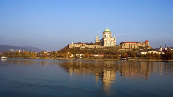 Basilika Von Esztergom Der Donau Ungarn — Stockfoto