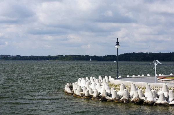 Jezero Gizycku Masuria Polsko — Stock fotografie
