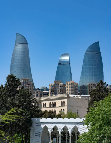 Bakú Azerbaiyán Mayo 2019 Vista Bakú Azerbaiyán —  Fotos de Stock