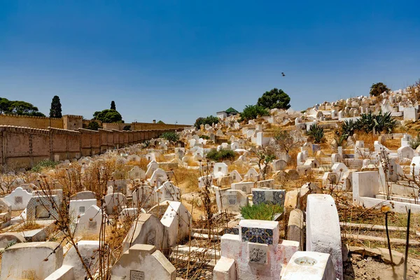 Fez Marocco Luglio 2014 Cimitero Fuori Dalle Mura Fez Marocco — Foto Stock