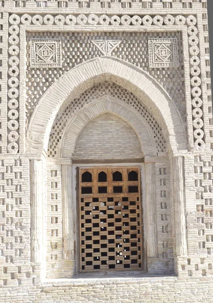 Ingresso Una Moschea Bukhara Uzbekistan Asia Centrale — Foto Stock
