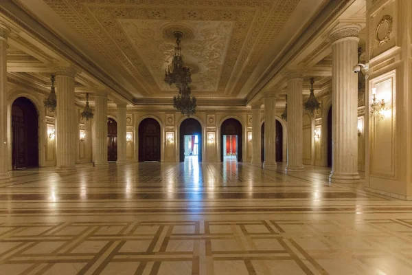 Bucarest Rumania Mayo 2017 Interior Del Palacio Del Parlamento Casa — Foto de Stock