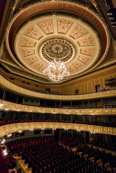 Riga Lettonie Avril 2016 Intérieur Opéra National Letton Riga Lettonie — Photo