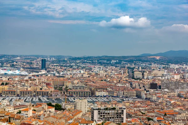 Вид Город Барселона Испания — стоковое фото