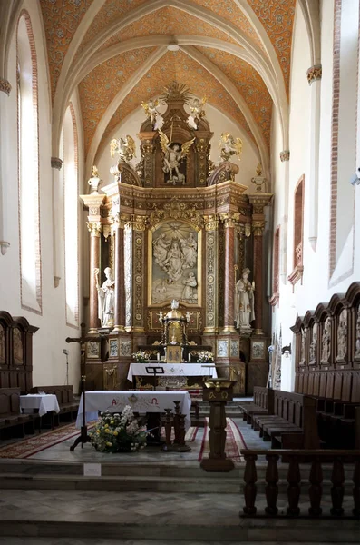 Belo Interior Igreja Cristã — Fotografia de Stock