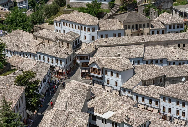 Gjirokaster Albania May 2018 Downtown Gjirokaster Unesco World Heritage Site — Stock Photo, Image