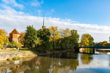 İsveç 'teki tarihi Stockholm şehri manzarası