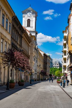 İtalya 'nın Bergamo kentinin manzarası