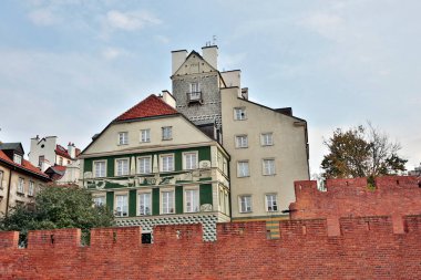 Tallinn, Estonya 'daki eski kasaba manzarası