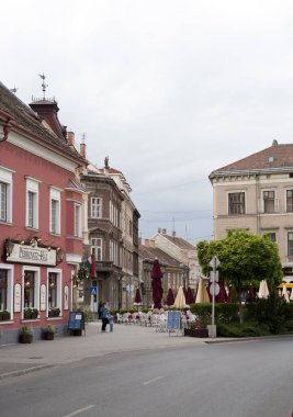Sopron şehir manzarası, Macaristan  