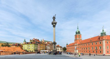 Gdansk, Polonya 'daki eski belediye binasının manzarası