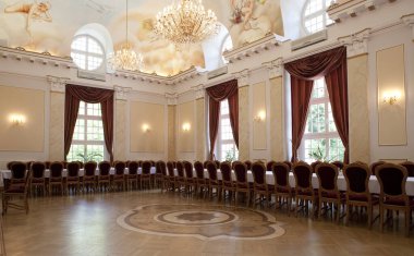 Tarihi binanın güzel iç mimarisi