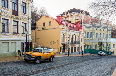 Stockholm 'deki eski kasaba manzarası, İsveç