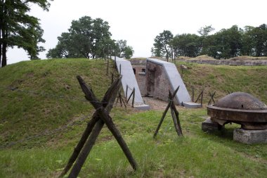 Przemysl, Polonya - 12 Temmuz 2009: Przemysl şehrindeki XV. Dünya Savaşı Kalesi