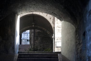Assisi şehir sokağı, İtalya