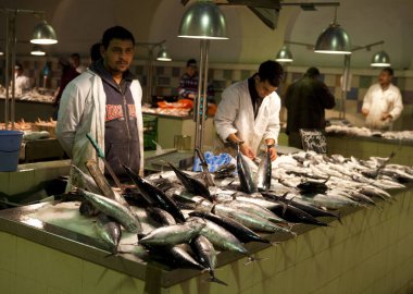 Tunus 'ta geleneksel orta doğu pazarı