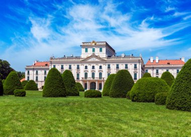 Schwerin, Almanya 'daki kraliyet şatosunun manzarası