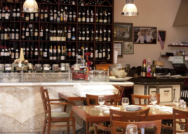 Budapest Hungary January Interior Bock Bistro Restaurant Awarded Bip Gourmand — 图库照片