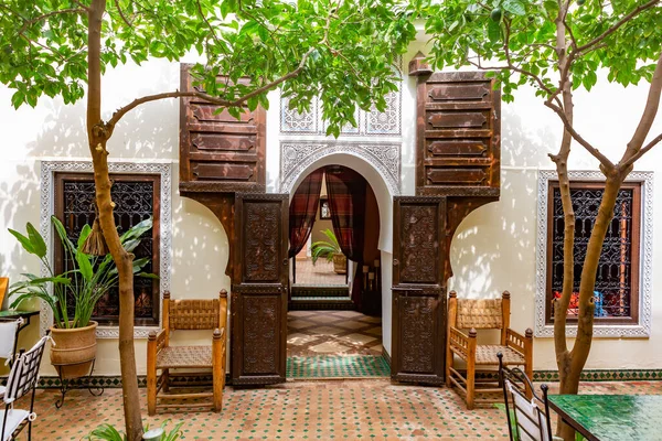 Gyönyörű Hagyományos Marokkói Építészet — Stock Fotó