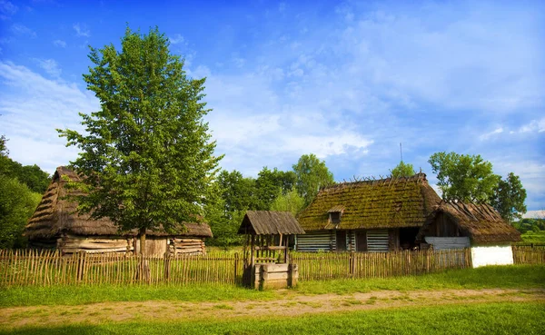 Pueblo Tradicional Cerca Sanok Polonia —  Fotos de Stock