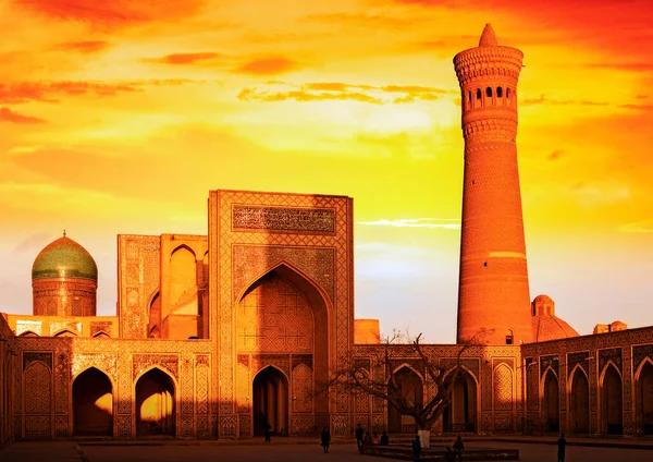 Kalon Moskee Bukhara Oezbekistan — Stockfoto